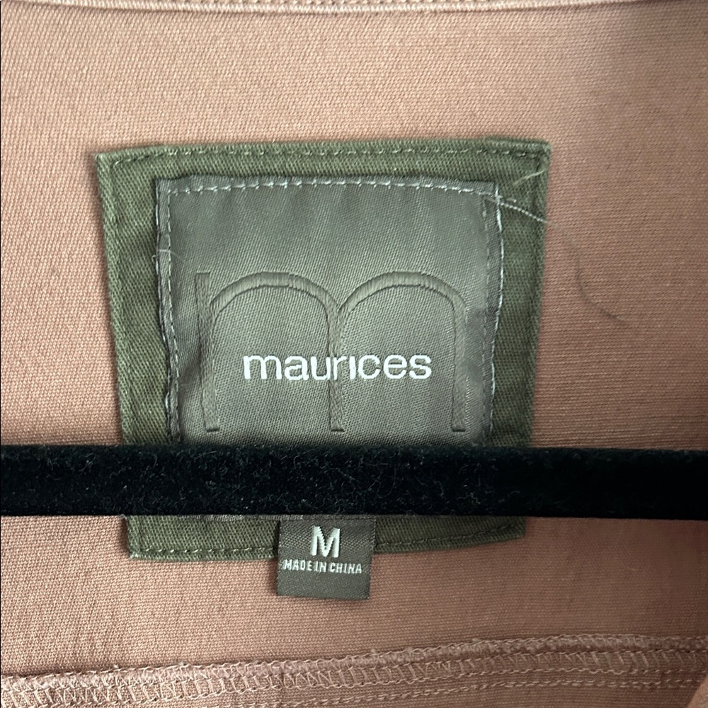 Maurices Women's Rose Utility Jacket with Button Front - Picture 2 of 4